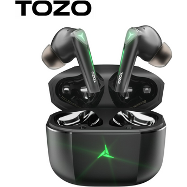 Tozo Gaming Pods True Wireless Stereo (TWS) In-Ear USB Type-C Bluetooth Gaming Headset Black