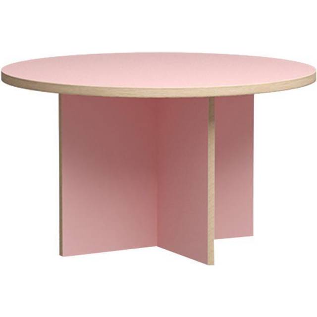 HKLiving - Dining Table, Round - 130 cm - Matbord - Pink - 129 x 129 x 74 cm