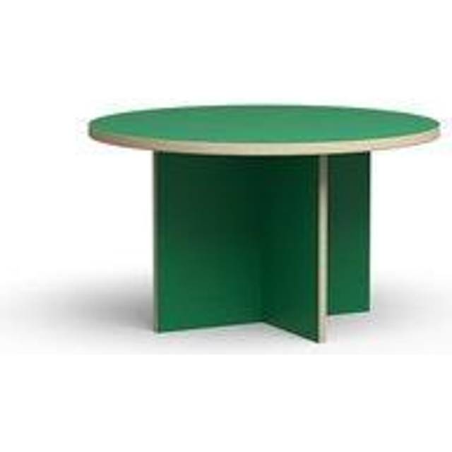HKLiving - Dining Table, Round - 130 cm - Matbord - Green - 129 x 129 x 74 cm