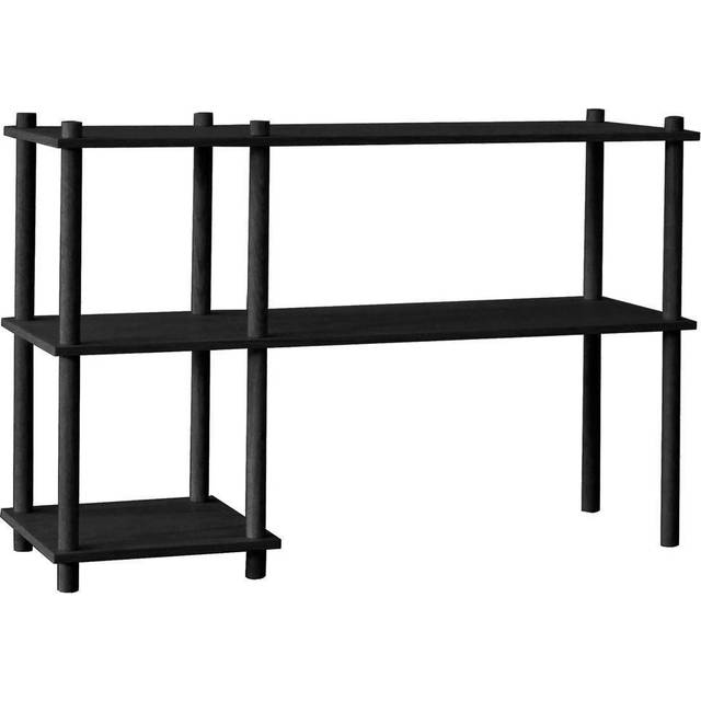 Woud - Elevate Shelving System - Hyllsystem - System 2 - L120 x D40 x H78,8 cm