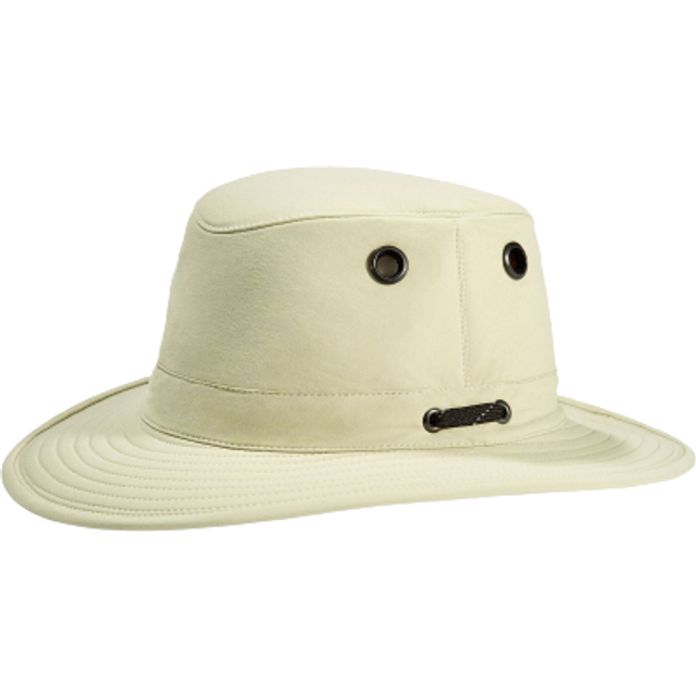 Tilley Hats Tilley LT5B Nylon Stretch Brimmed Hat: Stone: 7 1/2 Size: