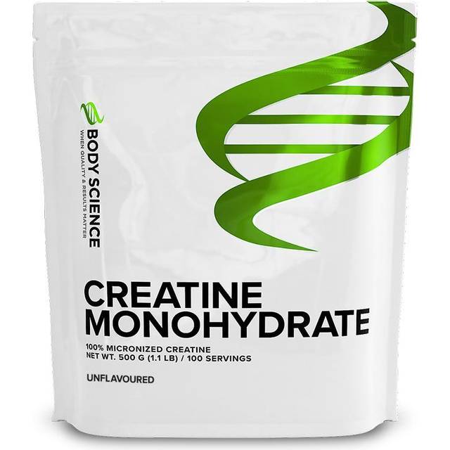 Kreatin - 500 g - Body Science Creatine Monohydrate - Prestationshöjare