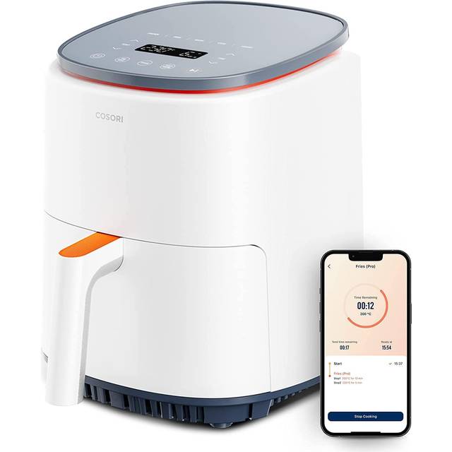 COSORI Smart Oilless Fryer 3.8L, , 1500W. Air7 programas. Air Fryer saludable para 1-3 personas, apta para el lavavajillas