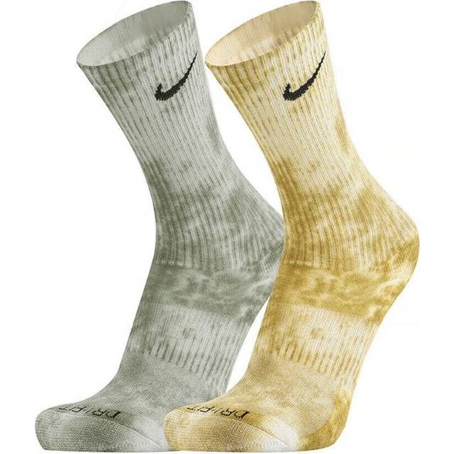 Nike Logo Printing Mid Tops Socks 1 2 Pairs Unisex DM3407-907 - MULTI-COLOR