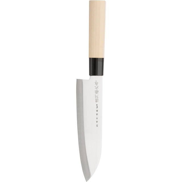 Houcho Santoku/Kockkniv Magnoliahandtag 17 cm - Light wood