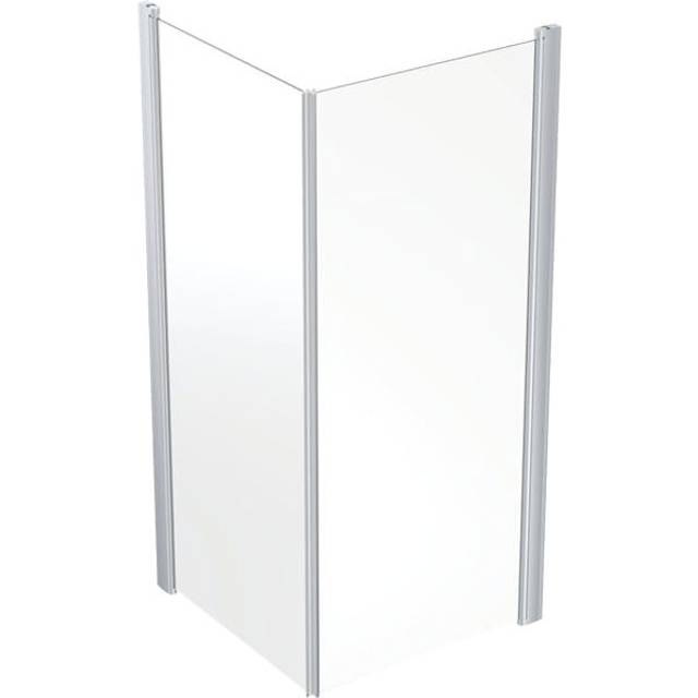 Duschhörn Ifö Space SPNK Rak m Handtagsprofil , 80x80, 90x90 (80 x 80 cm)