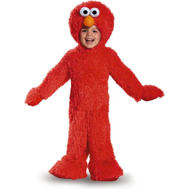 Infant/Toddler Elmo Plush Costume | Warm Halloween Costume - Red (12/18mo)