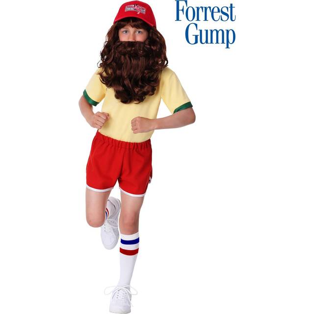 Forrest Gump Running Costume for Boys | Boy's Costumes - Yellow&#47;Red (S)