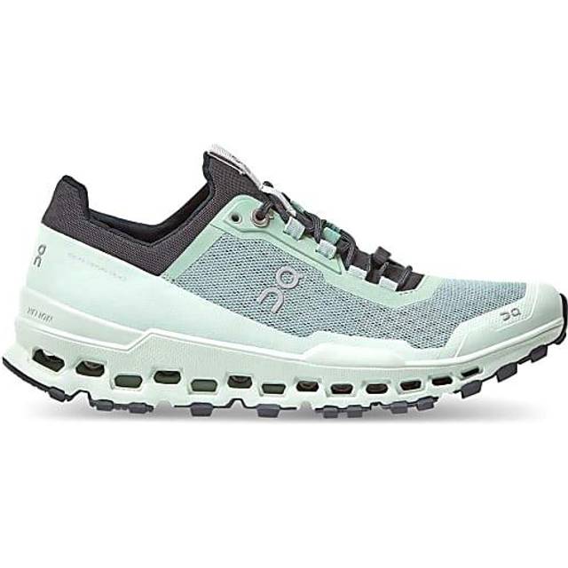 On Cloudultra Trail Running Shoe Women - Mint, Dark Blue, Size 4.5 - mint