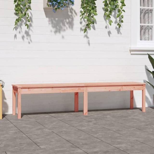 vidaXL 2-Seater Garden Bench 203.5x44x45 cm Solid Wood Douglas - Brown