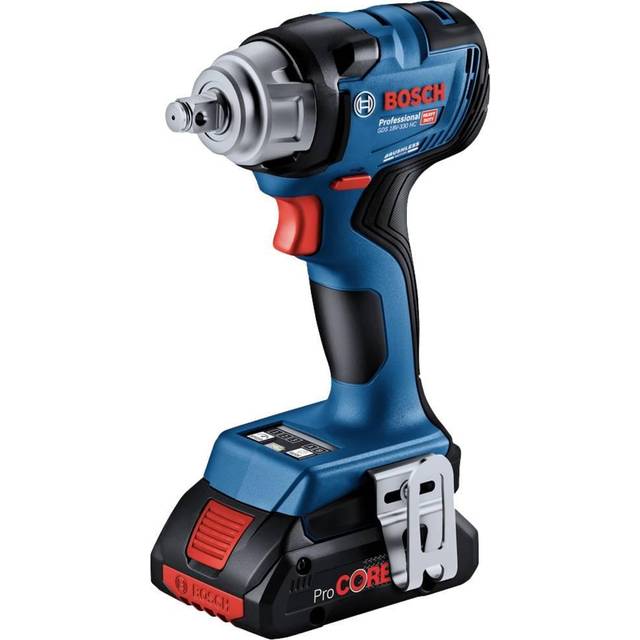 Bosch Professional 18V System Akku Drehschlagschrauber GDS 18V-330 HC (330 Nm Anziehmoment, 560 Nm Losbrechmoment, drei Geschwindigkeits-/Drehmomentstufen, ohne Akku/ Ladegerät)