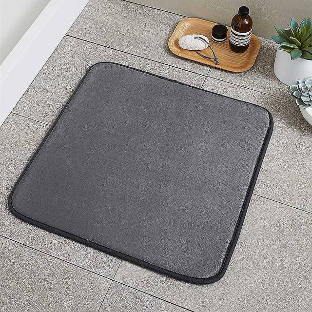 Catherine Lansfield Anti-Bacterial Memory Foam Bathmat And Ped Mat - Forest Green
