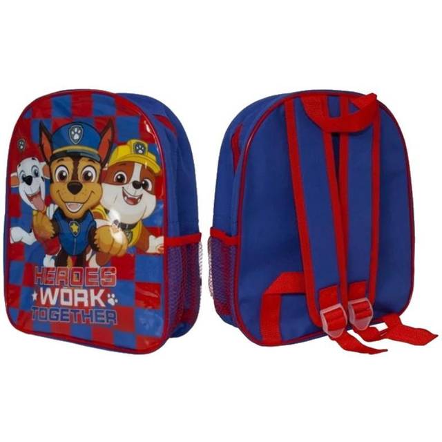 Paw patrol large backpack nursery school bag rucksack arch heroes work together