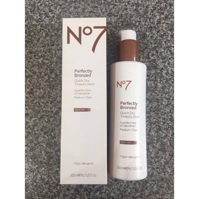 Perfectly Bronzed Self Tan Quick Dry Tinted Lotion 200ml - Light/Medium