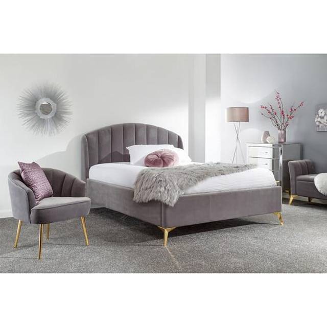 Pettine Double End Lift Ottoman Bed Grey, Grey