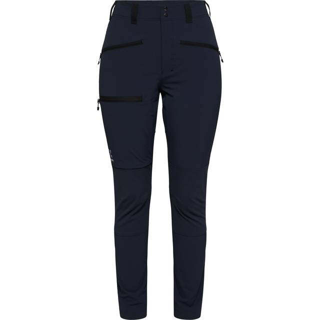 Haglöfs Women's Mid Slim Pant Tarn Blue/True Black, 40 Regular