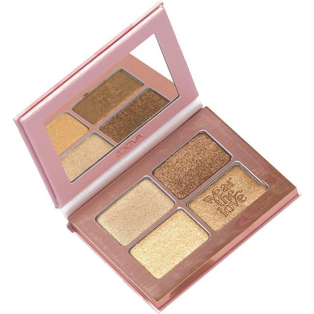 Zoeva Øjne Eye Shadow Velvet Love Eyeshadow Quad Palette Emerald Green Eyes 6 g