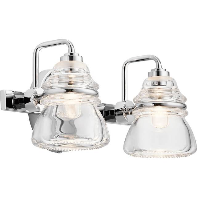 Kichler Talland 2 Light Bathroom Wall Light - Polished Chrome