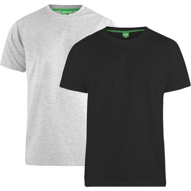Duke mens d555 fenton kingsize t-shirt (pack of 2) dc209