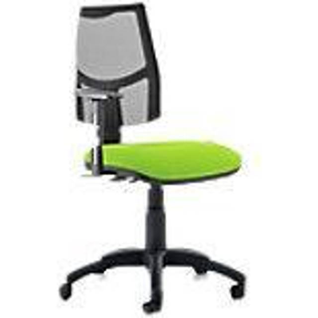 Eclipse Plus II Lever Task Operator Chair Mesh Back With Height Adjustable Arms Bespoke Colour Seat Myrrh Green