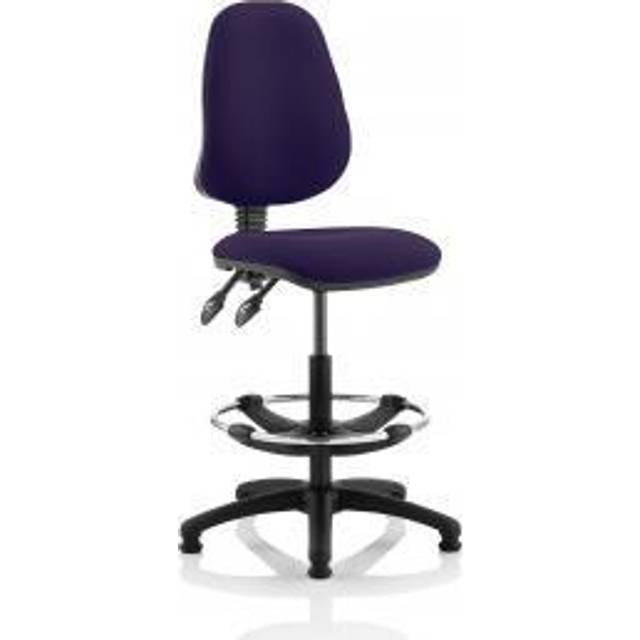Eclipse Plus II Lever Task Operator Chair Purple With Draughtsman Kit