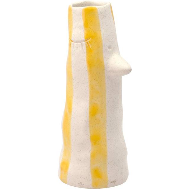 Whimsy Vas från Villa Collection - Gul färg - Stengods