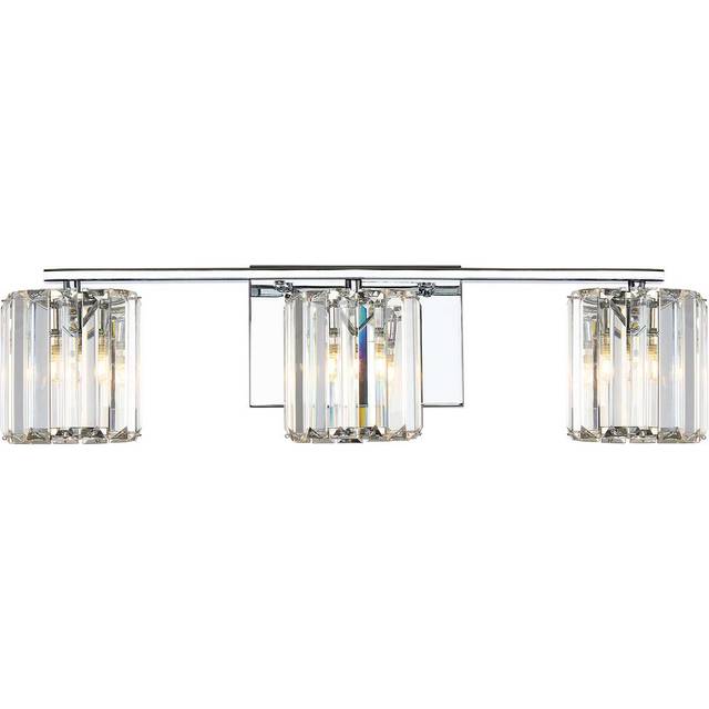 Quoizel Divine 3 Light Bathroom Wall Light - Polished Chrome