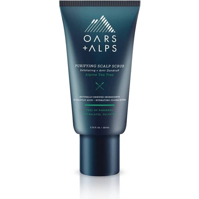 Oars  Alps Purifying Scalp Scrub and AntiDandruff Exfoliator Made with Exfoliating Ingredients to Refresh Skin Alpine Tea Tree Scent 375 Fl Oz