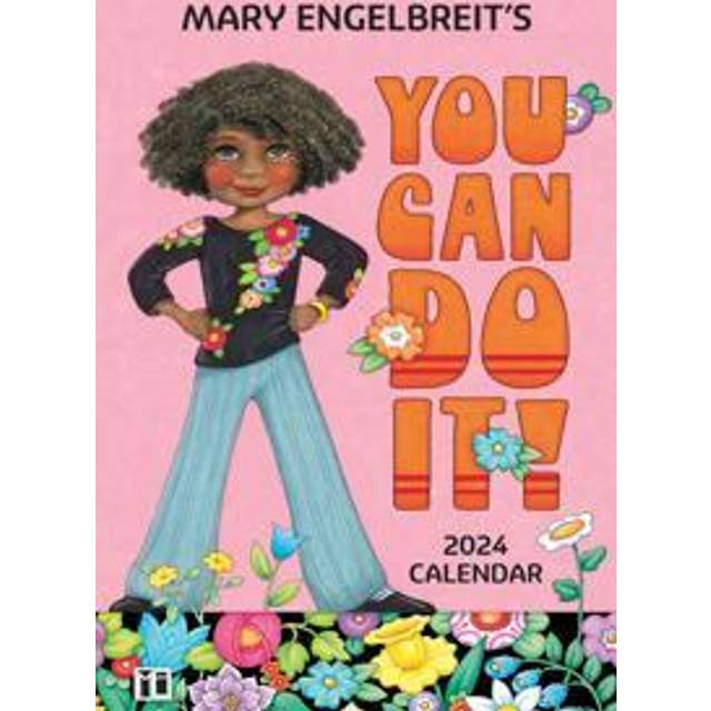 Mary Engelbreit's 12-Month 2024 Monthly Pocket Planner Calendar: You Can Do It