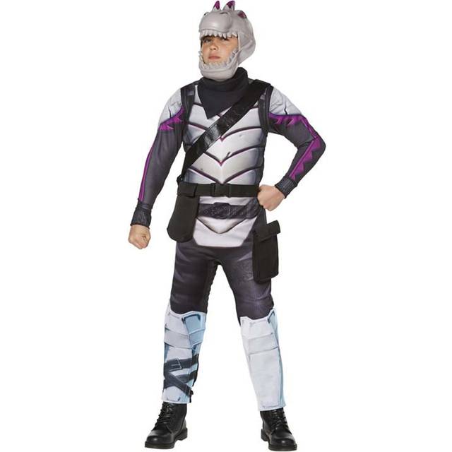 Fortnite Dark Rex Costume for Kids - Gray&#47;Purple (L)