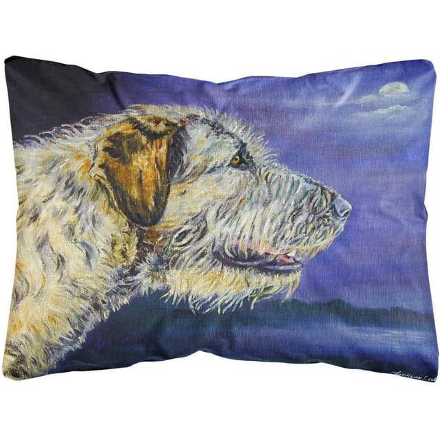 """""Caroline's Treasures 7352PW1216 Irish Wolfhound Looking Fabric Decorative Pillow  Large  Multicolor"""""