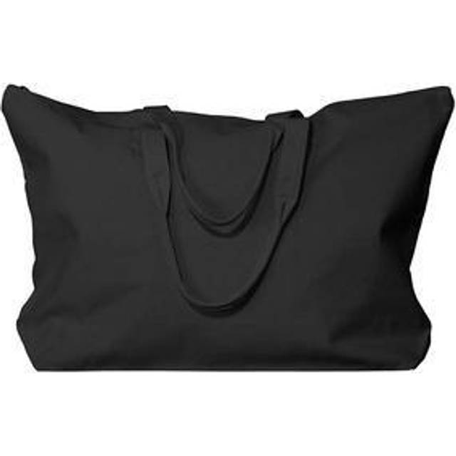 Liberty Bags Tote with Top Zippered Closure - Black  One Size