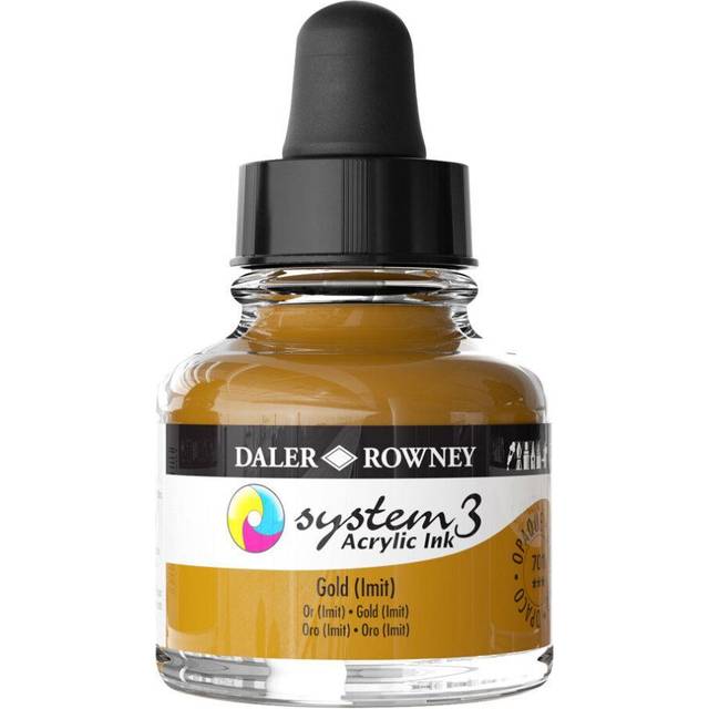 Daler Rowney System3 Ink 29.5 ml Gold Imit