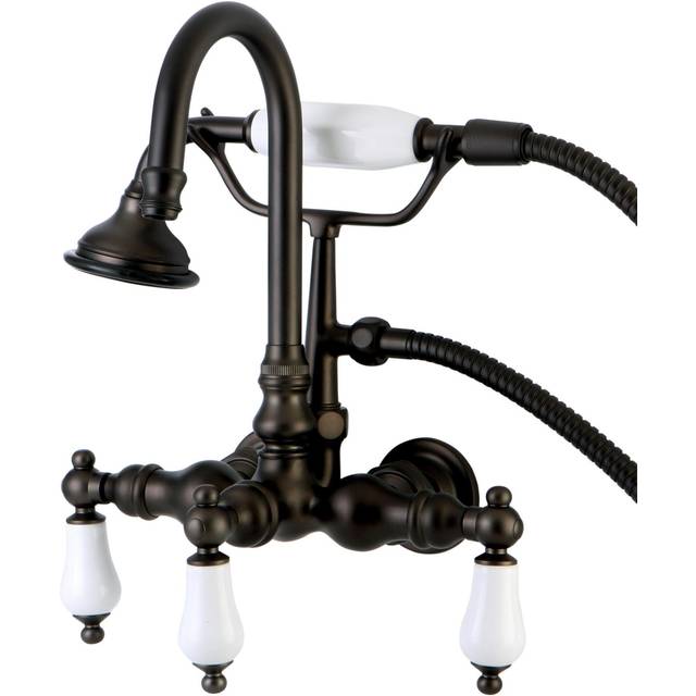 Kingston Brass AE11T5 Aqua Vintage Wall Mount Clawfoot Tub Faucet  Oil