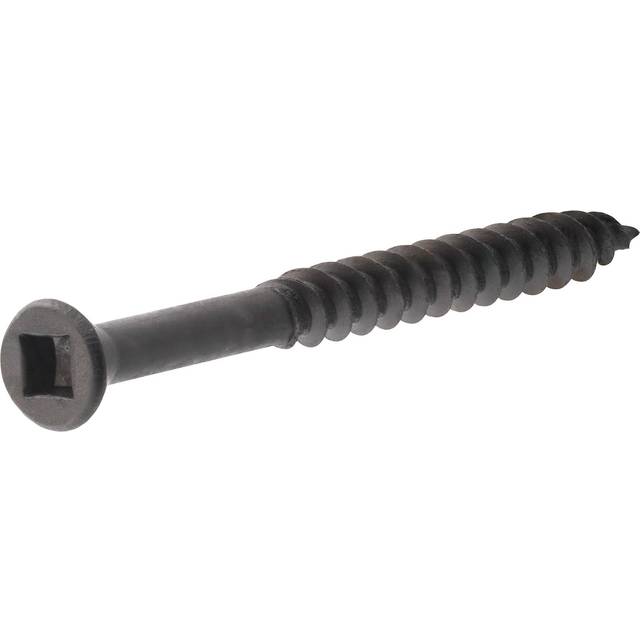 The Hillman Group Square Drive Black Phosphate Trim Screws #6 x 2-1/4'