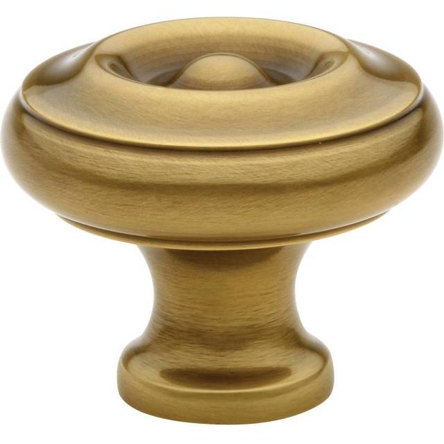 Emtek 86115US7 Waverly 1.25 in. Cabinet Knob, French Antique Brass