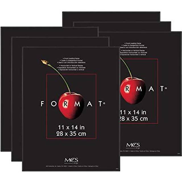 MCS Format Picture Frames  Gallery Wall Frames  Black  11 x 14  6-Pack