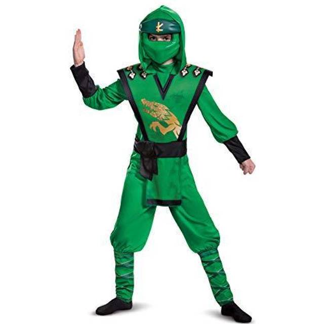 LEGO Ninjago Legacy Lloyd Deluxe maskeradkläder - small - 4-6 år - heldräkt och mask