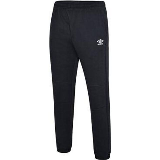 Umbro Mens Club Leisure Jogging Bottoms (Black/White) - Size Medium