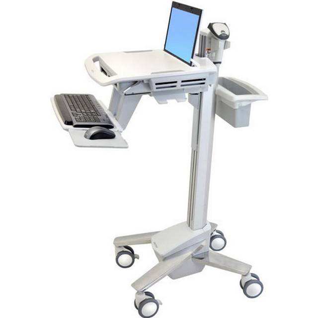Ergotron Styleview Emr Laptop Cart White Multimedia Cart