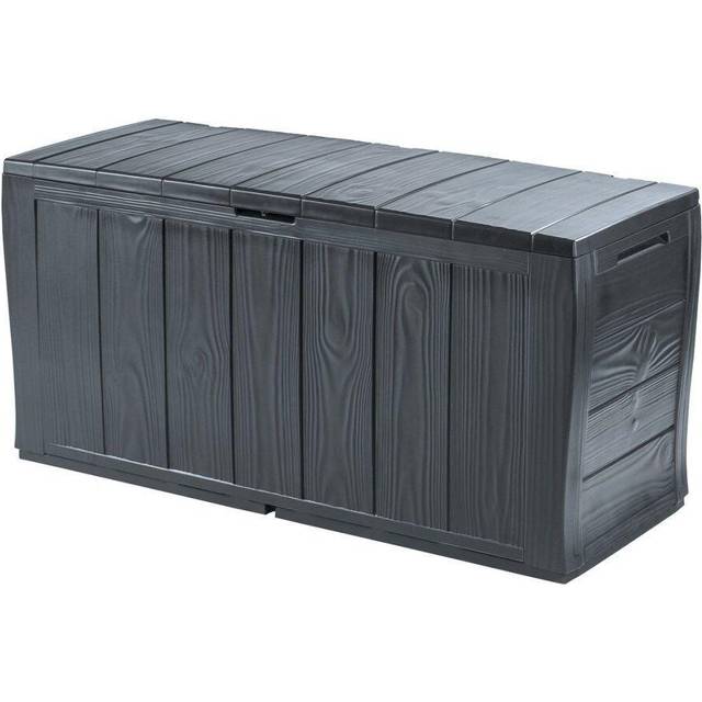 Keter Sherwood Patio Storage Box Outdoor Garden Furniture 270L