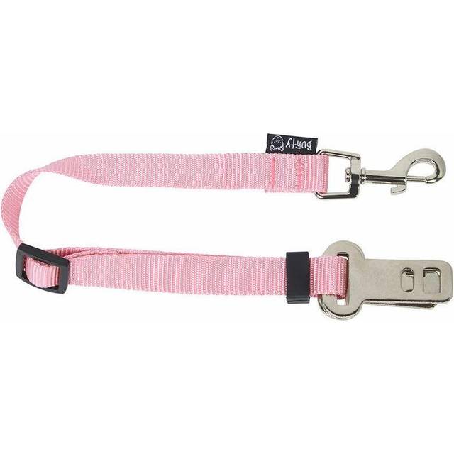 (Pink) Bunty Dog / Cat Safty Travel Seat Belt Restraint Harness Clip For Car Van Lead