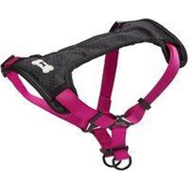 (Medium, Pink) Adjustable Step in Pet Puppy Dog Harness Vest