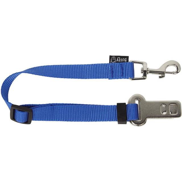 (Blue) Bunty Dog / Cat Safty Travel Seat Belt Restraint Harness Clip For Car Van Lead
