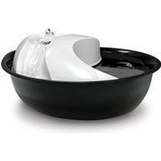 1.7l automatic pet water fountain cat dog drinking bowl dish charcoal filter