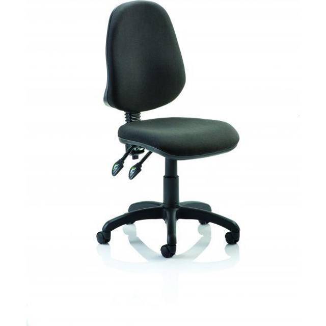 Dynamic Eclipse Plus II Office Chair without Arms Padded Seat and Padded Backrest Black (OP000024)