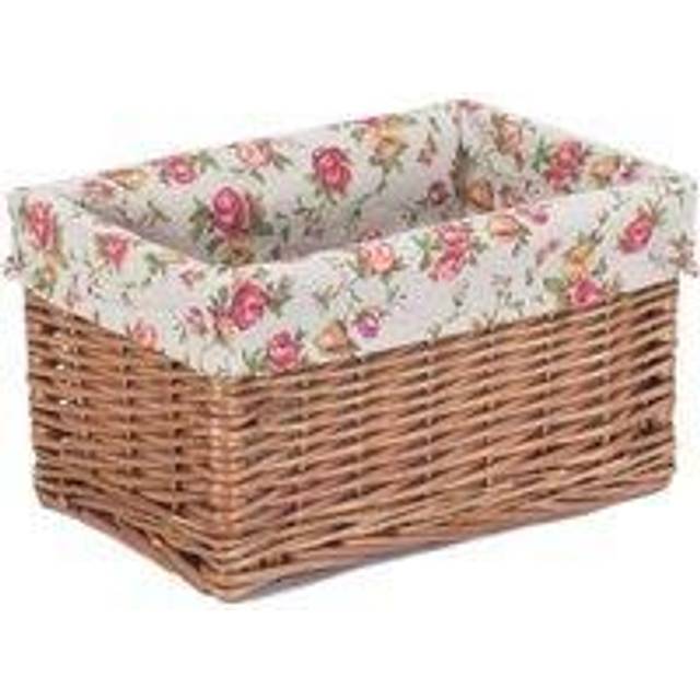 Double Steamed Garden Rose Willow Storage Baskets - Small