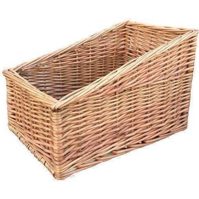 Sloped Sided Wicker Display Basket - Small