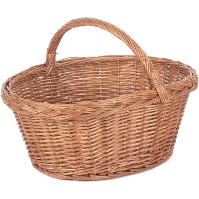 Country Village Wicker Shopping Basket