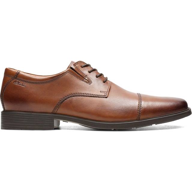 Clarks, 44 EU Bred, Mörk Tan Lea, 44 EU bred